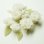 Photo2: Clay Art Bead set "Carnation"white color (2)