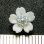 Photo2: Clay flower Cherry blossom Party type pale blue 8mm 2pcs (2)