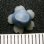Photo3: Clay flower Cherry blossom Party type pale blue 8mm 2pcs (3)