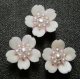 Clay flower Cherry blossom Party type light purple 8mm 2pcs.